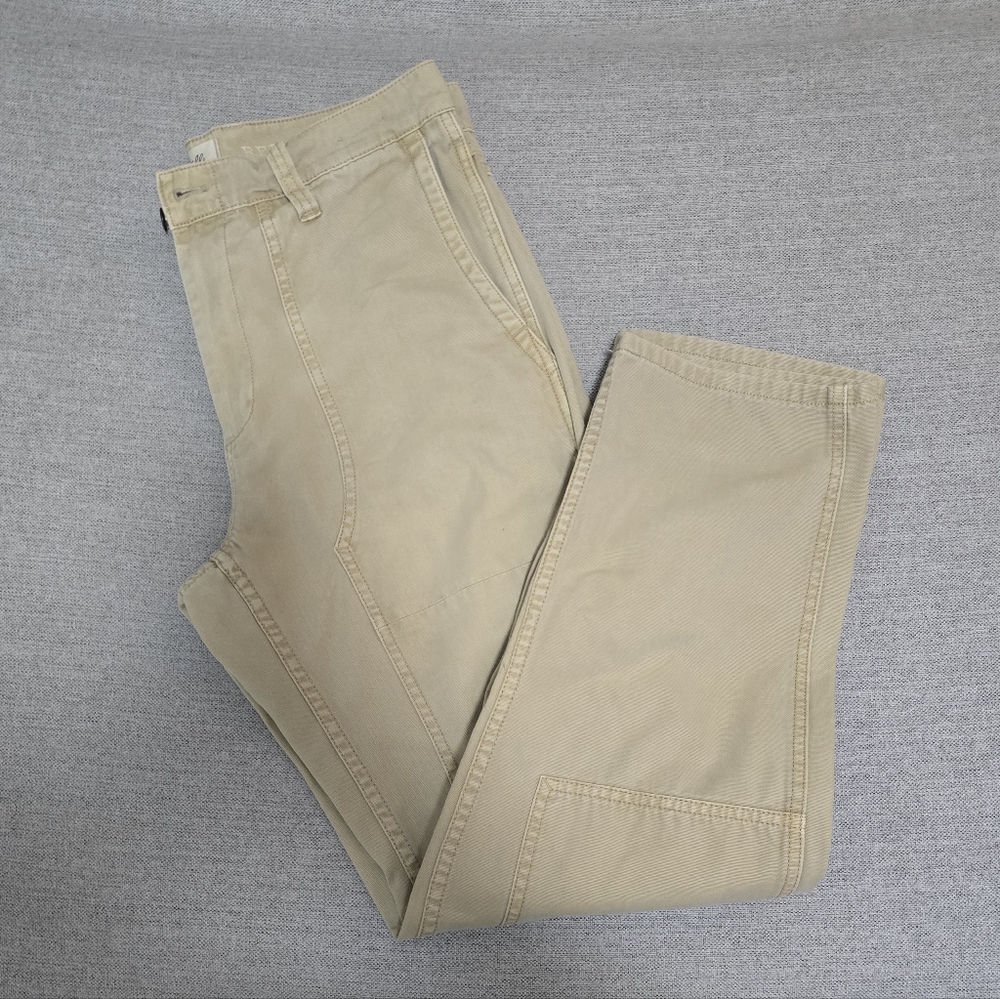 Madewell Men's khaki double-knee work pants